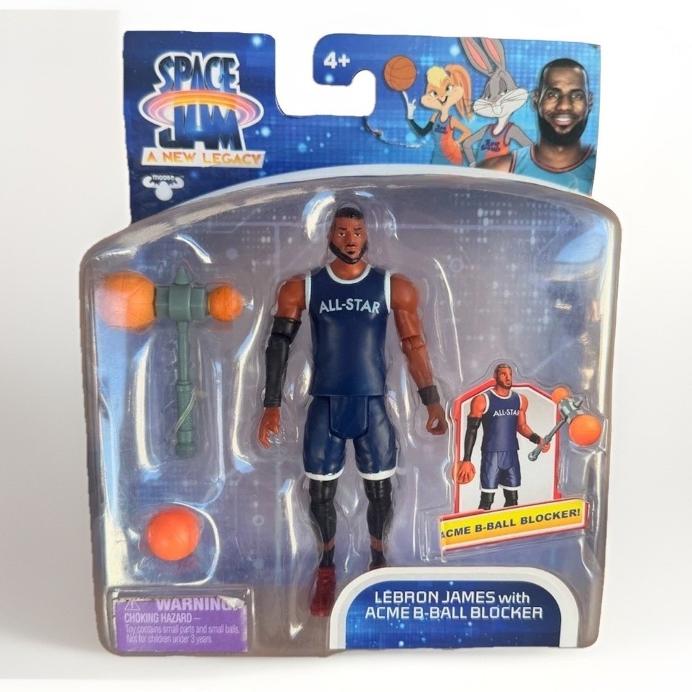 Open‎ Box Space Jam A New Legacy LeBron James Baller w/ Acme B-Ball Blocker
